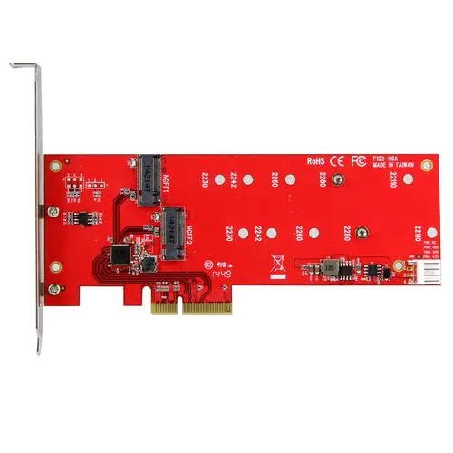 Tarjeta Controladora M.2 PCI Express para 2 SSD - Imagen 2