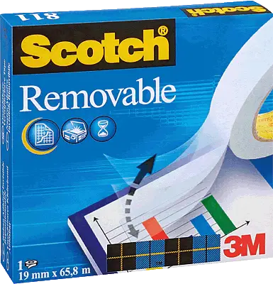 SCO CTA.INV.ADH.QUI/PO 19MMX33M 811/1933
