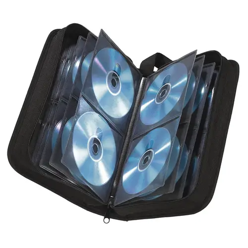 CD Wallet Nylon 120, black 120 discos Negro - Imagen 2