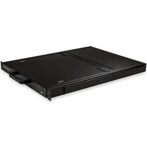 Consola KVM de 8 Puertos para Montaje en Rack con Cables de 1,8m - Teclado QWERTY - Conmutador KVM integrado con Monitor LCD de 17" - Switch KVM LCD 1U - KVM OSD - 50000 MTBF - Imagen 5