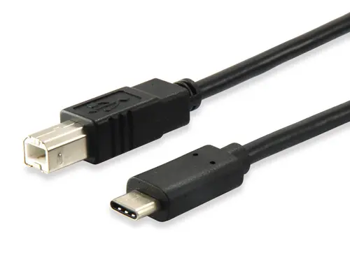 Cable USB 2.0 C a B, M/M, 1,0m - Imagen 1
