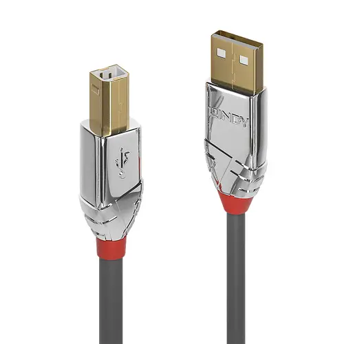 36642 cable USB USB 2.0 2 m USB A USB B Gris - Imagen 1