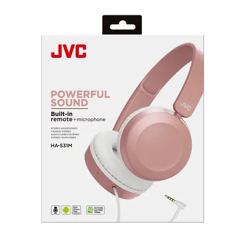 HA-S31M-P Auriculares Alámbrico Diadema Llamadas/Música Rosa - Imagen 7