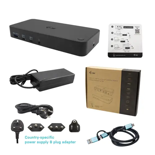 USB 3.0 / USB-C / Thunderbolt, 3x 4K Docking Station + Power Delivery 100W - Imagen 5