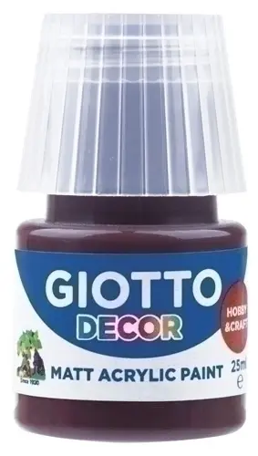 PINTURA ACRIL.GIOTTO 25 ml SEPIA - Pack de 6 unidades - Imagen 1