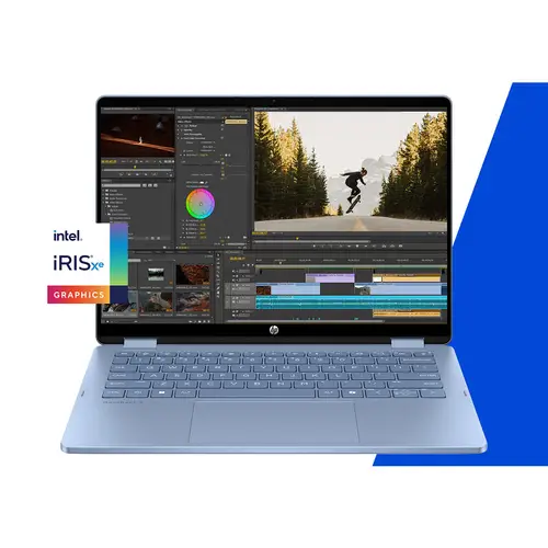 OmniBook 5 Flip 2-in-1 Laptop 14-fp0054ns Intel Core 5 120U 35,6 cm (14") Pantalla táctil 2K 16 GB LPDDR5-SDRAM 1 TB SSD Wi-Fi 6 (802.11ax) Windows 11 Home Azul - Imagen 13