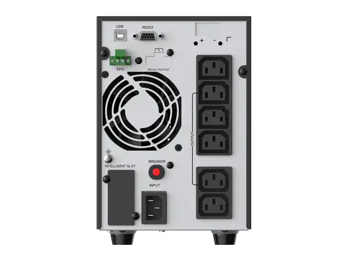 ZEUS52E2K sistema de alimentación ininterrumpida (UPS) Doble conversión (en línea) 2 kVA 1800 W 6 salidas AC - Imagen 3