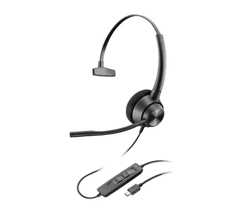 Auriculares monoaurales Poly EncorePro 310 USB-C TAA - Imagen 3