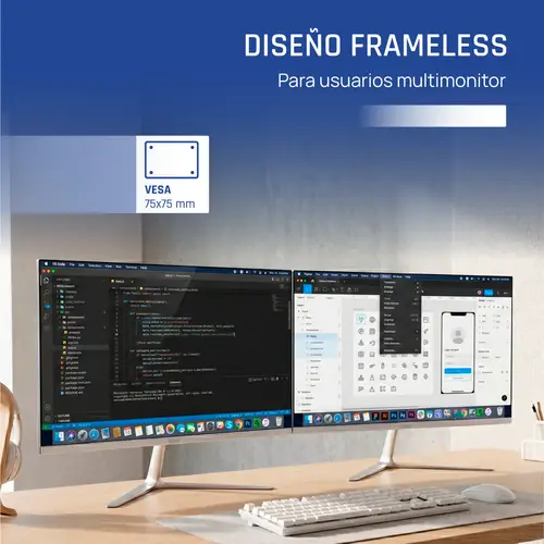 Monitor 24" IPS 1ms FHD 120Hz MM blanco - Imagen 4