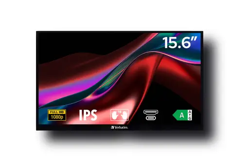 49592 pantalla para PC 39,6 cm (15.6") 1920 x 1080 Pixeles Full HD LCD Pantalla táctil Negro - Imagen 2