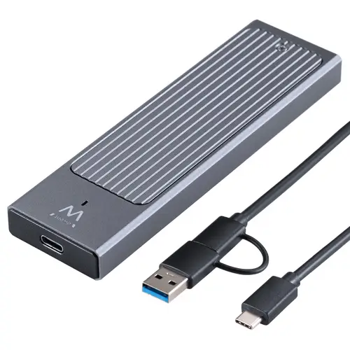 EW7022 caja para disco duro externo Caja externa para unidad de estado sólido (SSD) Gris M.2 - Imagen 1