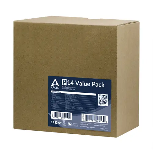 P14 Value Pack Carcasa del ordenador Ventilador 14 cm Negro - Imagen 6