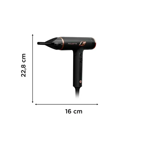 HY8310 secador 1700 W Negro - Imagen 2