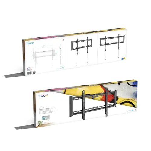 Soporte Fijo de pared para pantallas 37"- 80", Negro - Imagen 8