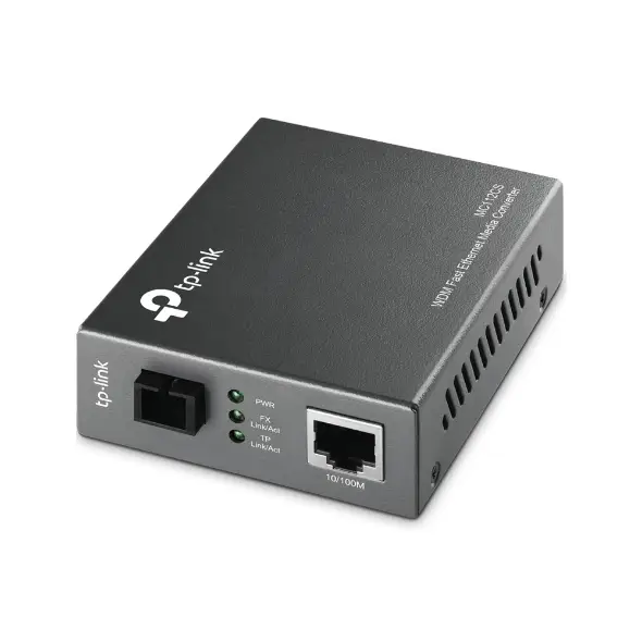 MC112CS convertidor de medio 1000 Mbit/s 1550 nm Negro
