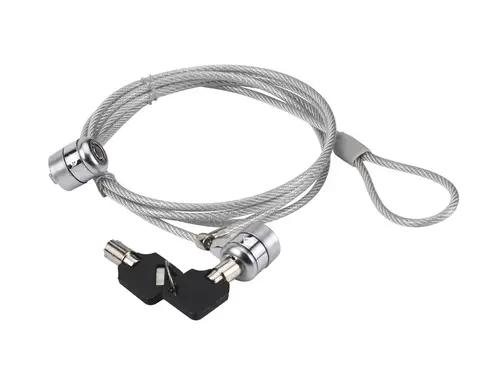 CNBSLOCK15T cable antirrobo Plata 1,5 m - Imagen 2