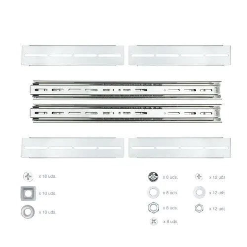 Guías laterales telescópicas para Caja Rack de 19" - Imagen 2
