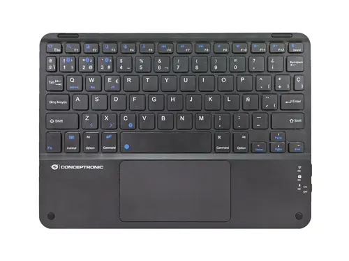 TOBIN01BES teclado Universal Bluetooth QWERTY Español Negro - Imagen 1