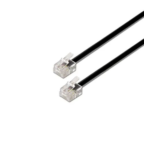 A143-0319 cable telefónico 2 m Negro - Imagen 1