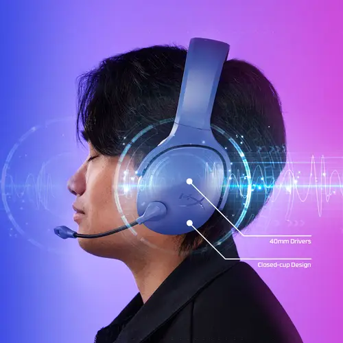 HyperX Auriculares gaming inalámbricos HyperX Cloud Jet de color negro - Imagen 3