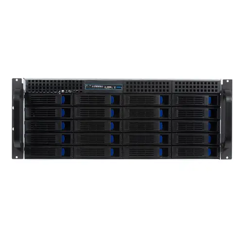 4U HSW4520 Estante Negro, Plata - Imagen 4