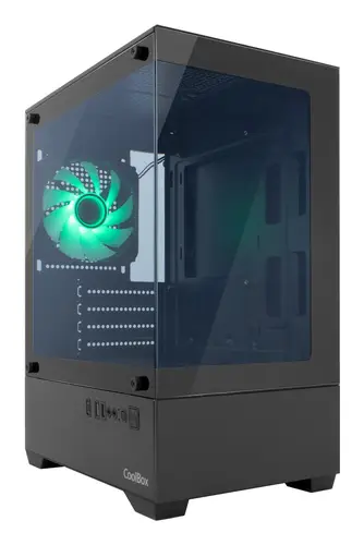 GAMING CAJA MATX GM200 VISION LITE NEGRA USB-C 3.2 GEN1 SIN FTE + 1 VENT. ARGB - Imagen 2