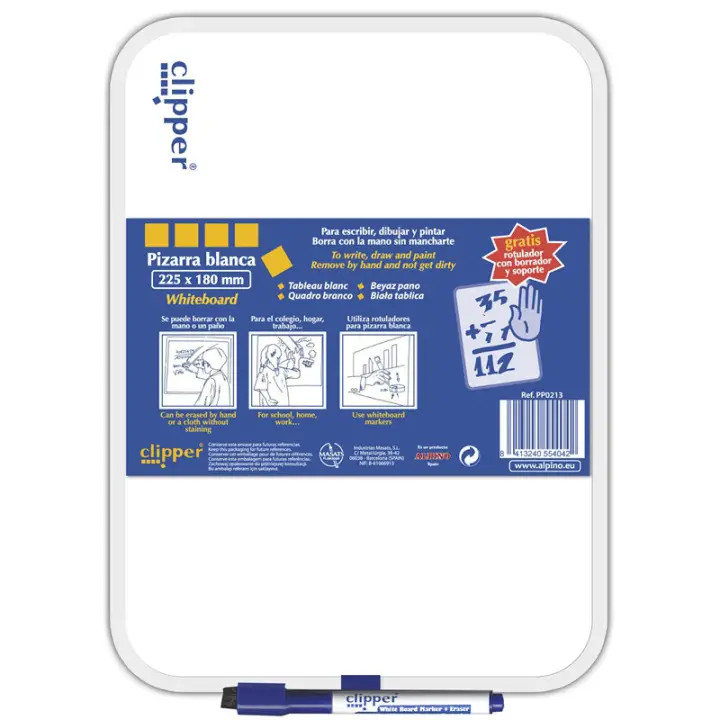 PP0213 pizarrón blanco 255 x 180 mm