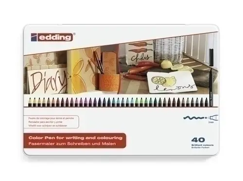 ROTUL.EDDING 1300 CAJA METAL de 40