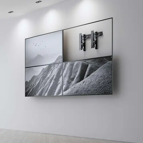 Soporte para Videowall Nivelable y Función Pop-Out para TV 45Kg de 37-70, Negro - Imagen 5