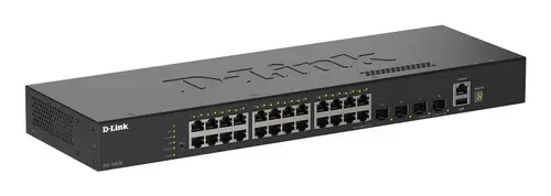 DGS-1530-28/E switch Gestionado L2 Gigabit Ethernet (10/100/1000) Negro - Imagen 1
