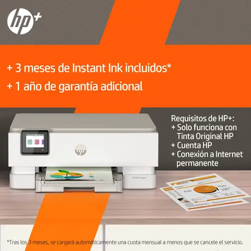 ENVY Inspire 7220e Inalámbrico All-in-One Color Impresora, Instant Ink  Fotocopiadora, escáner - Imagen 10