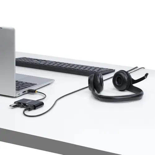 Hub USB 2.0 de 4 Puertos - Ladrón USB Alimentado por el Bus - 480Mbps - Hub Portátil Externo USB - Multiplicador USB - Protección de Sobrecorriente - Imagen 6