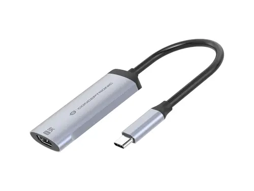 ABBY23G Adaptador gráfico USB 7680 x 4320 Pixeles Plata - Imagen 1