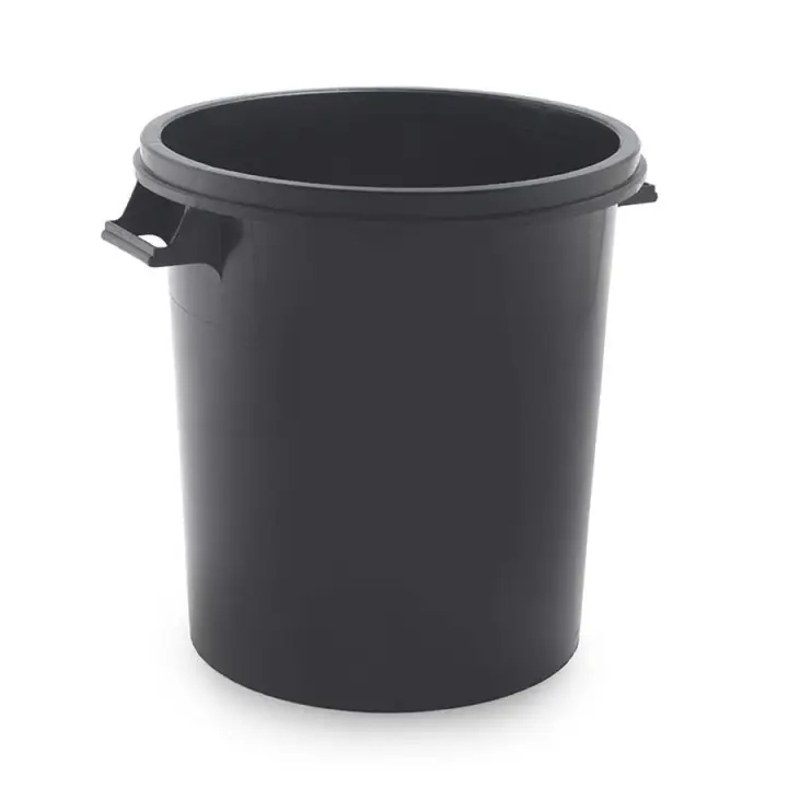 SB206 papelera 100 L Alrededor Plástico Negro