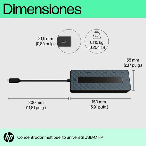 Concentrador multipuerto universal USB-C - Imagen 9