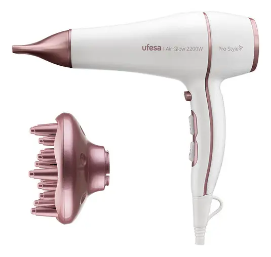 60306078 secador 2200 W Rosa, Blanco