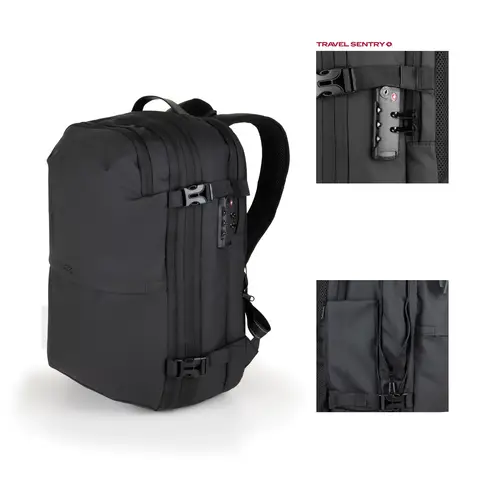 Mochila de viaje con sistema de compresión al vacío y bomba de aire - Imagen 2