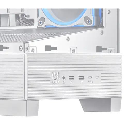 A31 Plus TG ARGB WHITE Midi Tower Blanco - Imagen 7