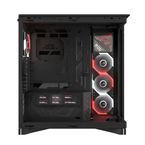 ROG CRONOX GR801 CURVE TG ARGB BLACK Midi Tower Negro - Imagen 9
