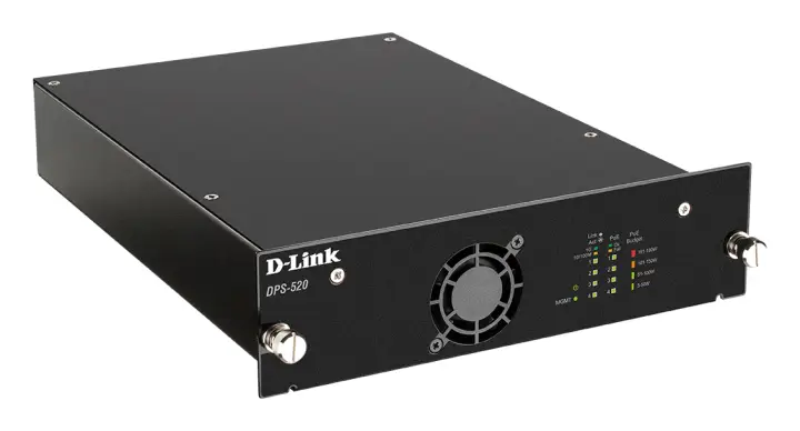DPS-520 adaptador e inyector de PoE Ethernet rápido, Gigabit Eth..