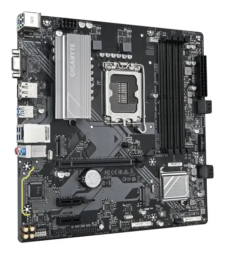 B760M D3HP Placa Base - Procesadores Intel Core de 14ª Generación, VRM de 4+1+1 fases, hasta 5600 MHz DDR5, 2xPCIe 4.0 M.2, LAN GbE, USB 3.2 Gen 1 - Imagen 3