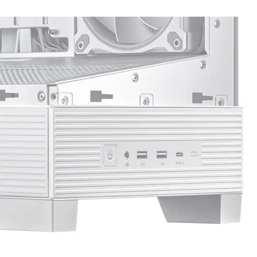 A31 Plus TG ARGB WHITE Midi Tower Blanco - Imagen 6