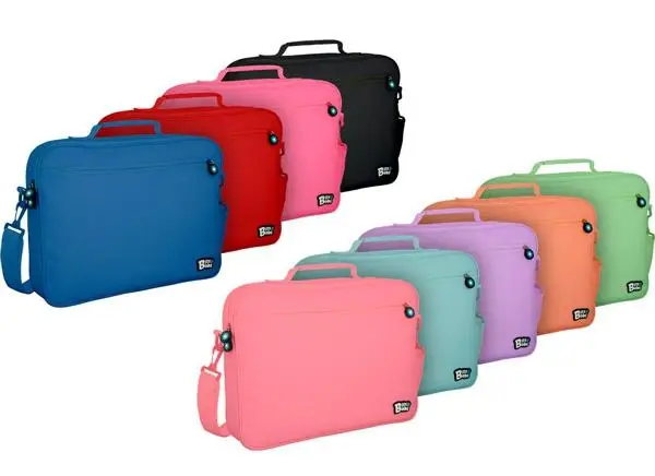 GRAFOPLÁS BANDOLERA BITS&BOBS 38X28X6CM CREMALLERA TIRA AJUSTABLE Y ASA AZUL