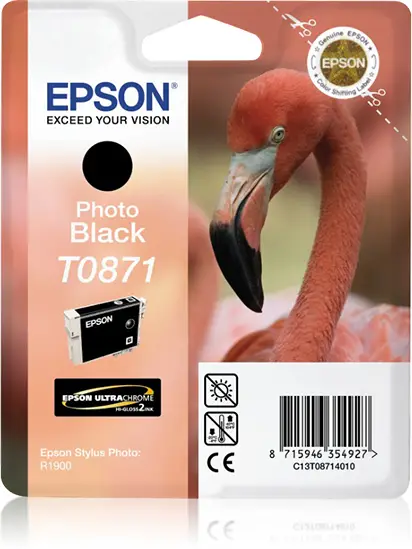 Flamingo Cartucho T0871 negro foto