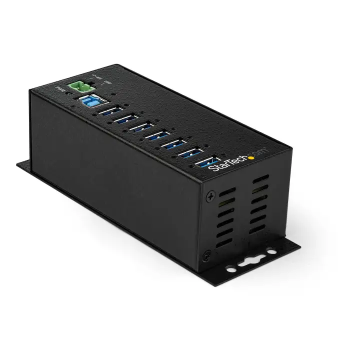 Hub Concentrador Ladrón USB de 7 Puertos con Adaptador de Corrie..