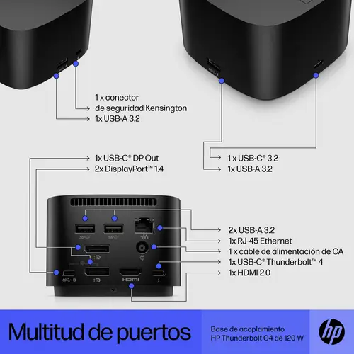 Base de acoplamiento Thunderbolt G4 120 W - Imagen 5
