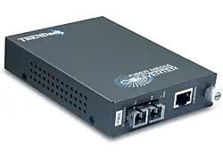 TFC-1000S20 convertidor de medio 2000 Mbit/s 1310 nm Monomodo Gri..