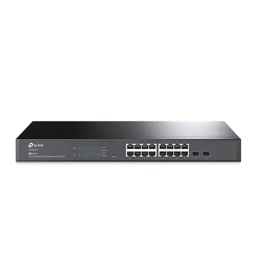 JetStream TL-SG2218 switch Gestionado L2/L2+ Gigabit Ethernet (10/100/1000) 1U Negro - Imagen 1