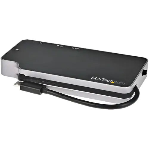 Adaptador Multipuertos USB C - Docking Station USB 3.1 Tipo C a Vídeo HDMI de 4K o VGA - PD Pass-through de 100W - Hub Ladrón USB de 2 Puertos - 10Gbps - Lector MicroSD - GbE - Imagen 6