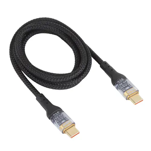 Cable tipo C a tipo C 3A 1 metro trenzado LED - Imagen 2